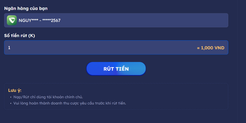 Kinh nghiệm rút tiền DA88 tuyệt đỉnh